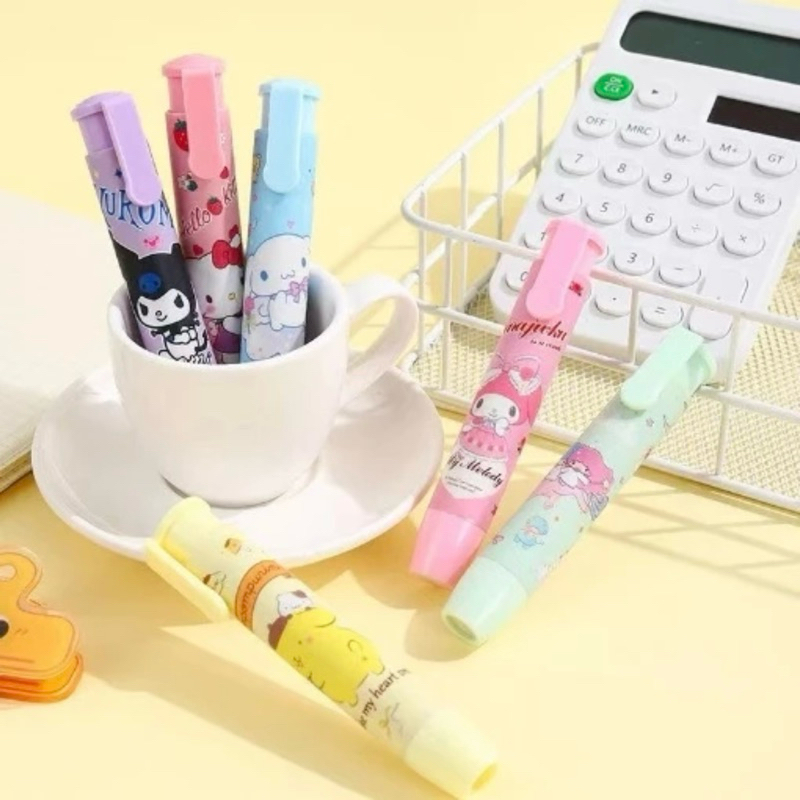 

PENGHAPUS MEKANIK MOTIF KARAKTER LUCU / PENGHAPUS BENTUK LIPSTICK