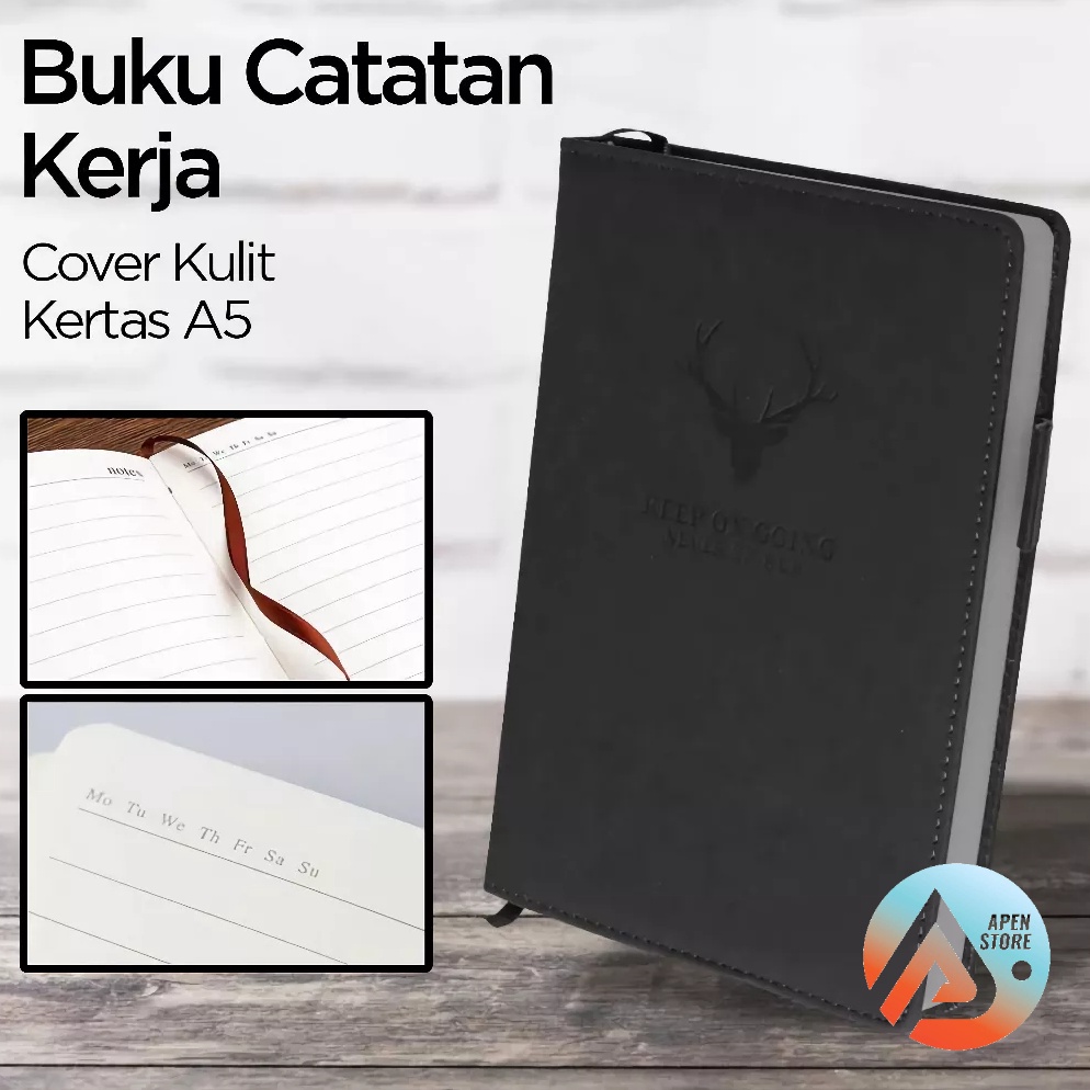 

Nyaman APEN Buku Catatan Kerja Notebooks Cover Kulit Kertas A5 CW525 Murah
