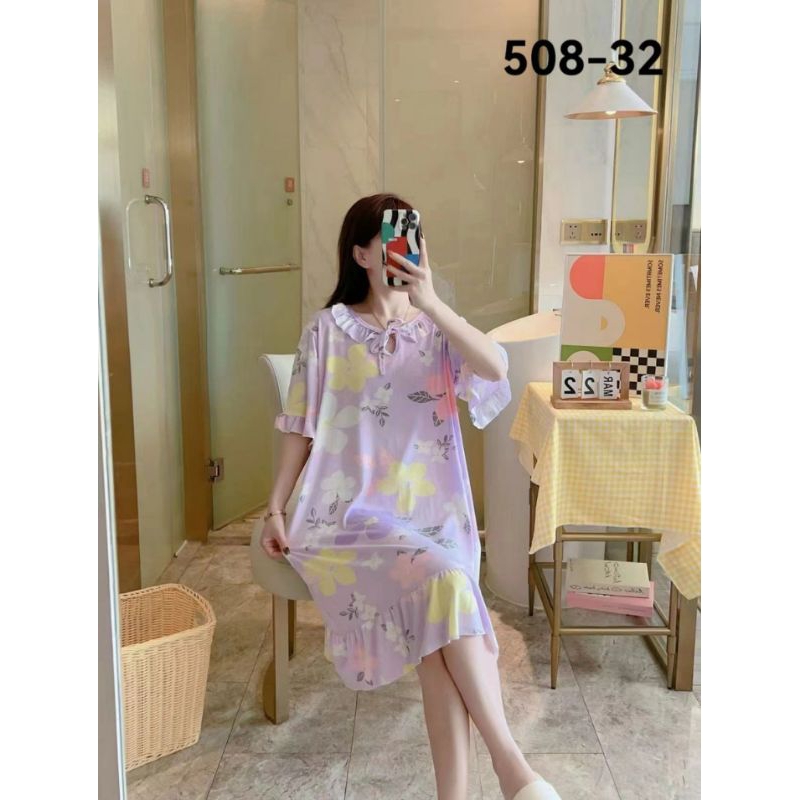 Daster kaos import Korea Daster jumbo Daster Kekenian