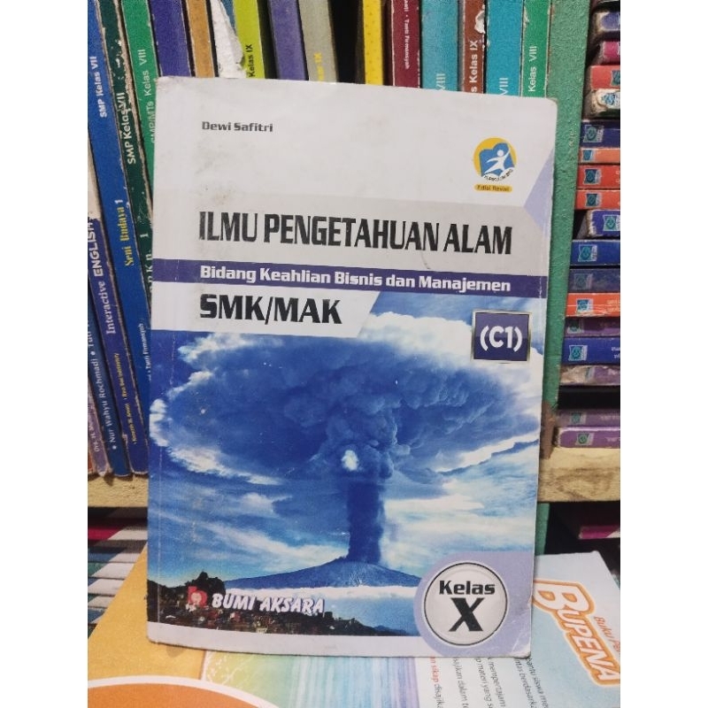 buku ilmu pengetahuan alam/ipa kelas 10/X/1 smk/mak bumi aksara revisi