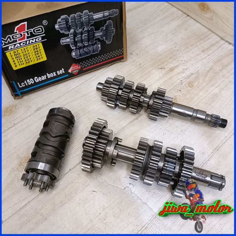 gear ratio rasio MX king moto 1 racing