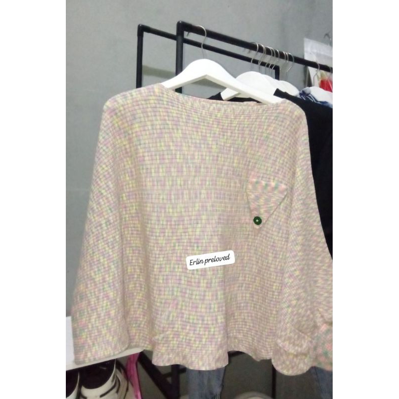 blouse rajut kelelawar