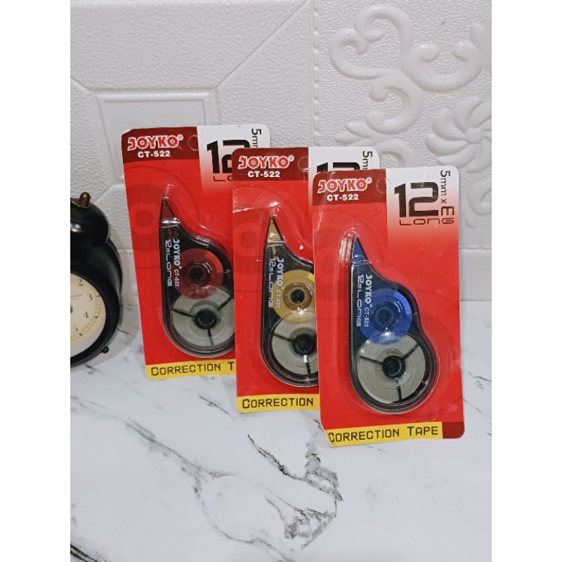 

Correction Tape CT 522 Joyko | Tip Ex | Uk. 12mm X 5mm