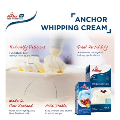 

[Whispers] Anchor Whipping Cream / Whip Cream 1liter