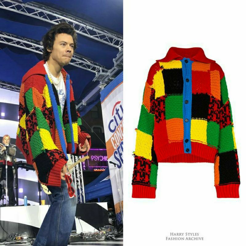 Cardigan | Sweater | Jacket | 100% Handmade Crochet Rajut Knit Harry Styles Cardigan JW Anderson Mil