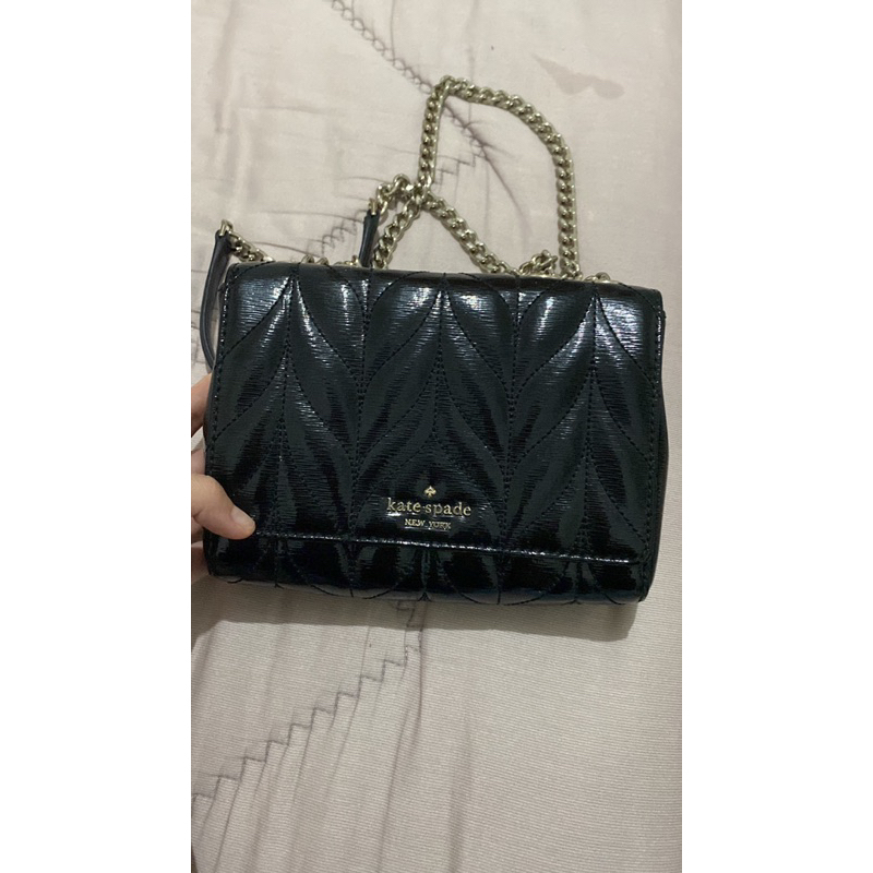 preloved Kate spade Briar Lane Quilted Mini emelyn black