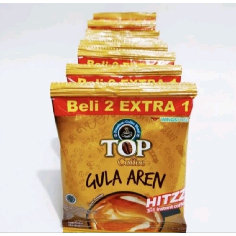

TOP COFFEE KOPI INSTANT 3 IN 1 GULA AREN RENCENG 10x22 gram