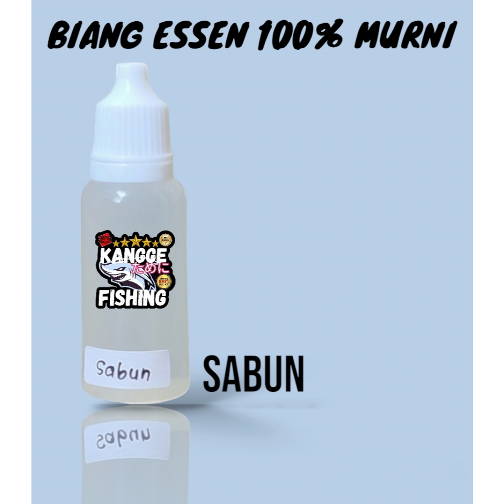 SABUN // BIANG ESSSEN MURNI// PENAMBAH AROMA UMPAN PANCING // 5-ML // 15- ML// 30- ML // ESSEN BIANG