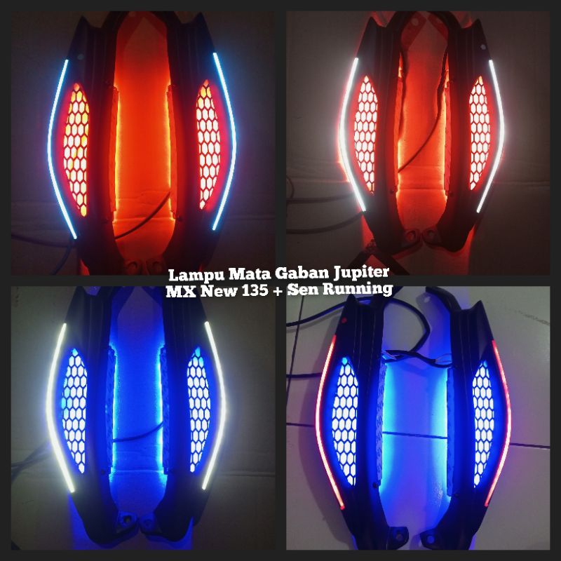 Lampu Mata Gaban Jupiter MX New 135 + Sen Running