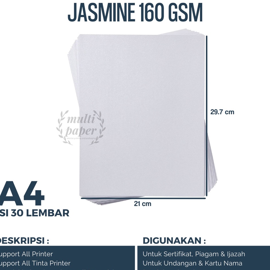 

Promo Terlaris Kertas Jasmine A4 isi 3 lembar Kertas Jasmin A4