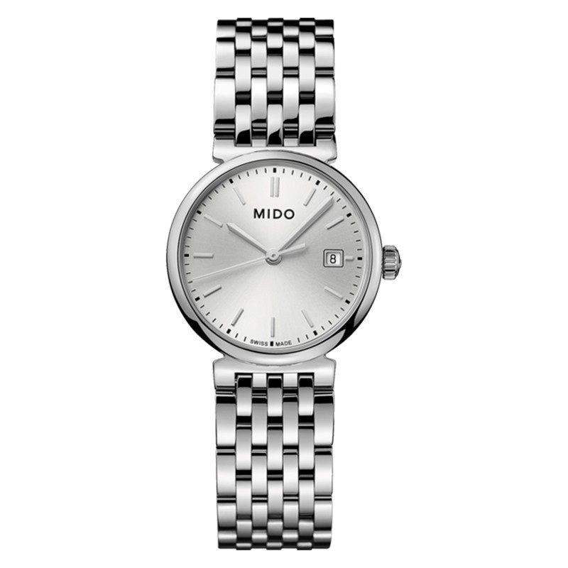Jam Tangan Mido Ladies M033.210.11.031.00 Dorada Silver Dial Original & Garansi