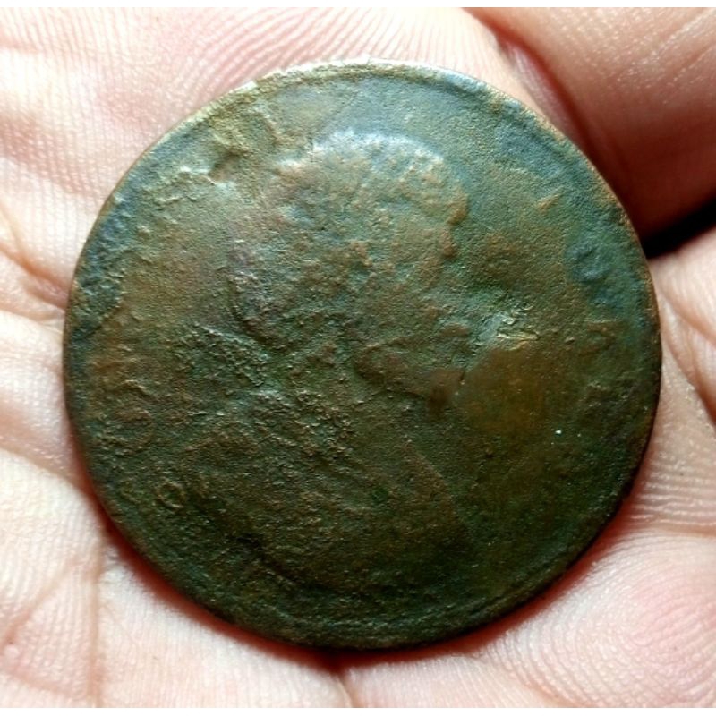 Koin Token 1 Penny Waters Edward Auckland 1857-1881