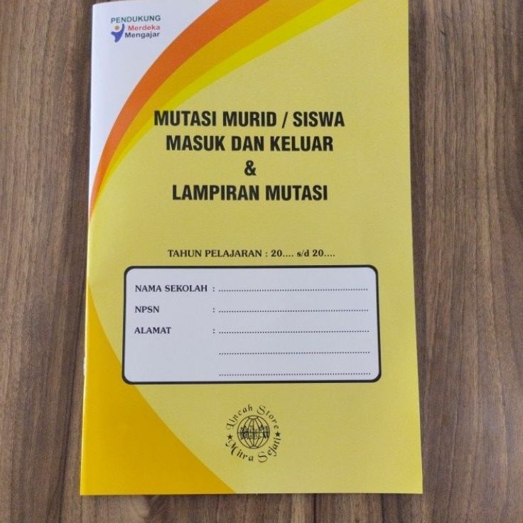 

Flash Update Buku mutasi muridsiswa masuk dan keluar lampiran mutasi