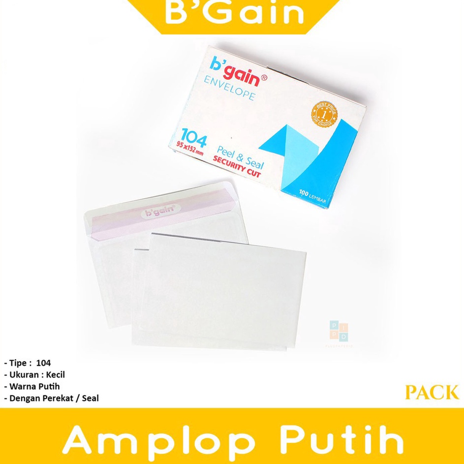 

Grosir Terkeren BGAIN Amplop Putih Ukuran 14 PACK