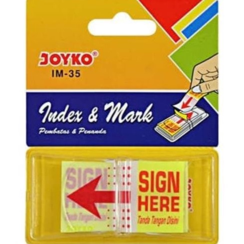 

Update Baru Sign Here JOYKO IM35Memo Stick TempelStiker Sign Here