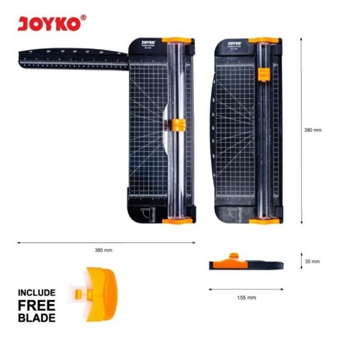 

KODE U39R JOYKO PC1637 Trimmer A4 Alat Pemotong Kertas Paper Cutter Geser PC 1637