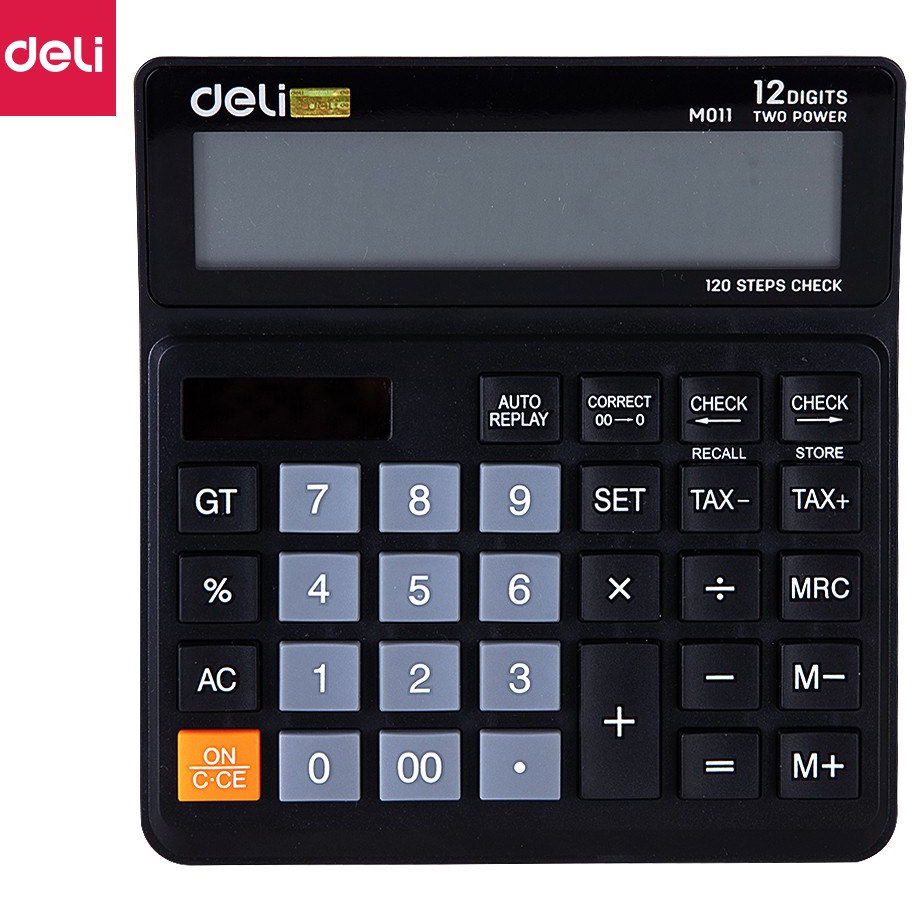 

Promo Hemat Deli Kalkulator Desktop 12 Digit LCD lebar 12 langkah garansi 3 tahun sertifikat CE EM112