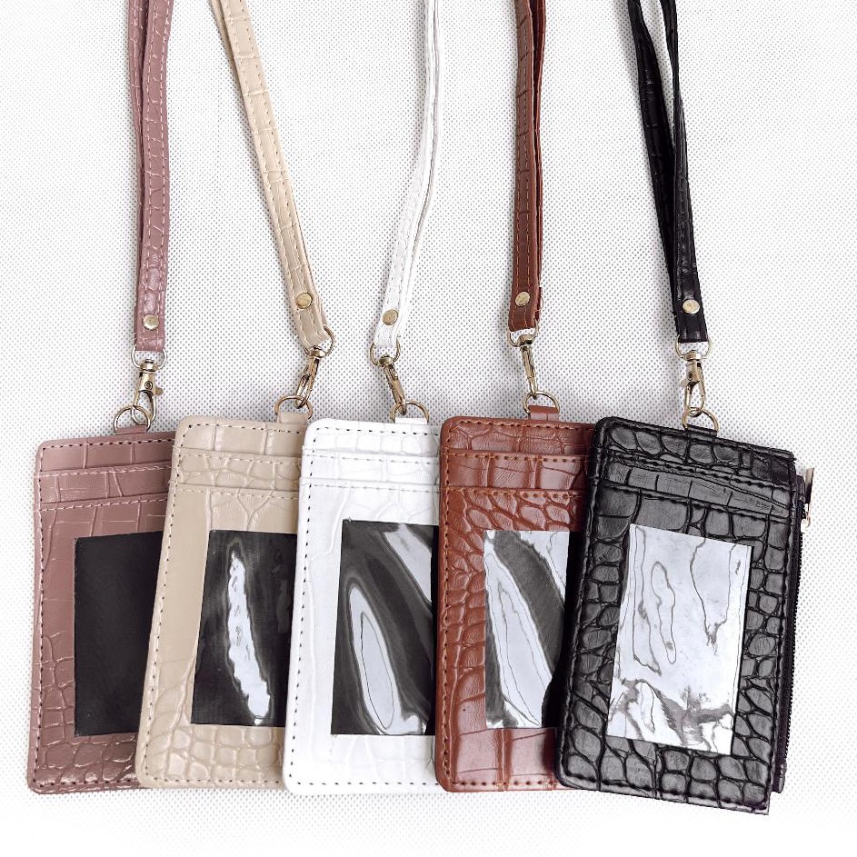 

Hemat Pembelian Thesilversky Croco Lanyard Tag ID Gantungan Kartu Nama