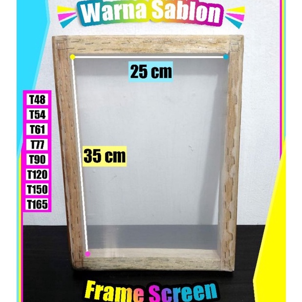 

Murah Terkini Frame screen sablon 25 x 35