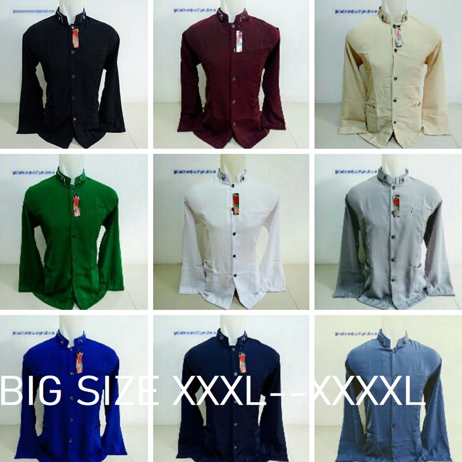 Penjualan Hemat  JASKO ORIGINAL BIG SIZE UKURAN JUMBO XXXL DAN XXXXL JAS KOKO KUALITAS IMPORT  JAS P