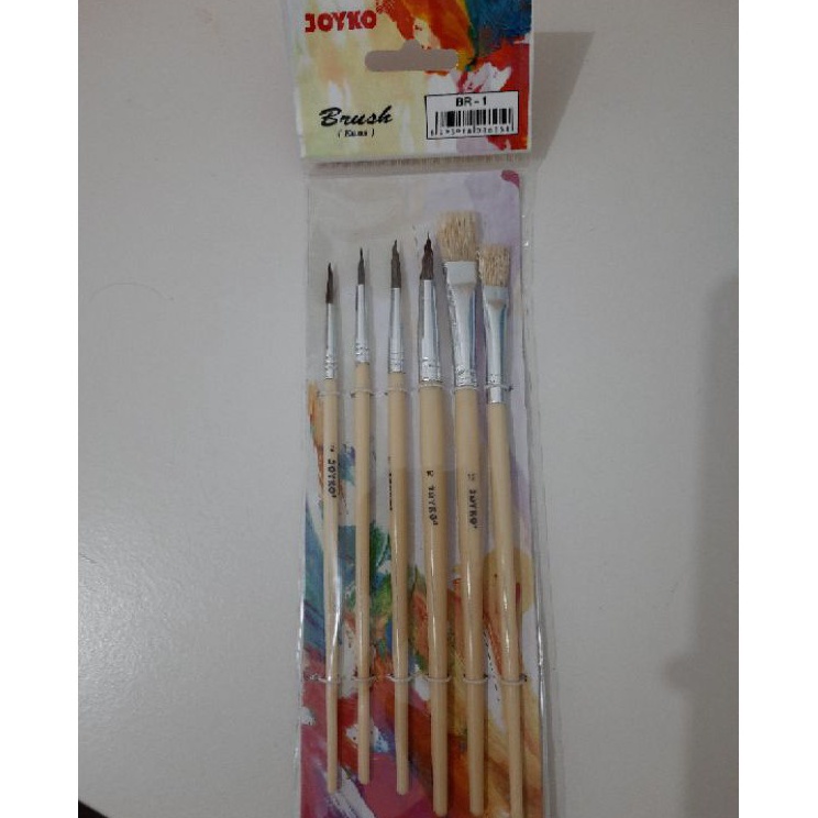 

Pasti Ready Kuas Joyko BR1 Lukis Brush Set Cat Air