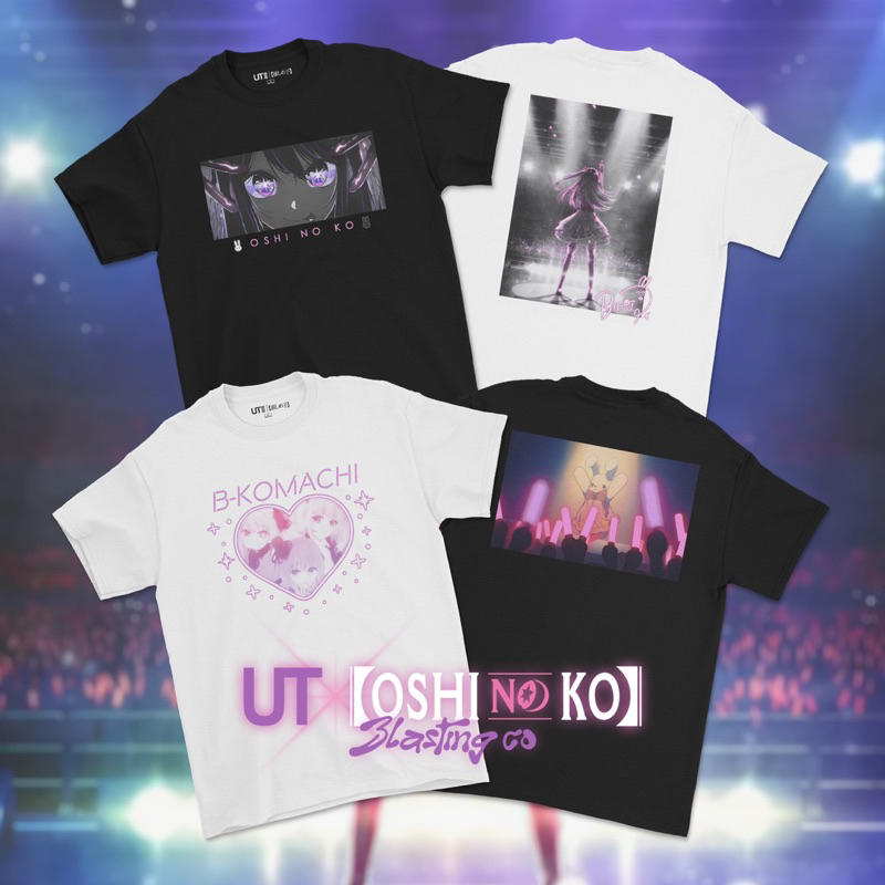 UNIQLO X OSHI NO KO | UT GRAPHIC T-SHIRT | AI HOSHINO | YOASOBI | IDOL | KAOS ANIME | STREETWEAR