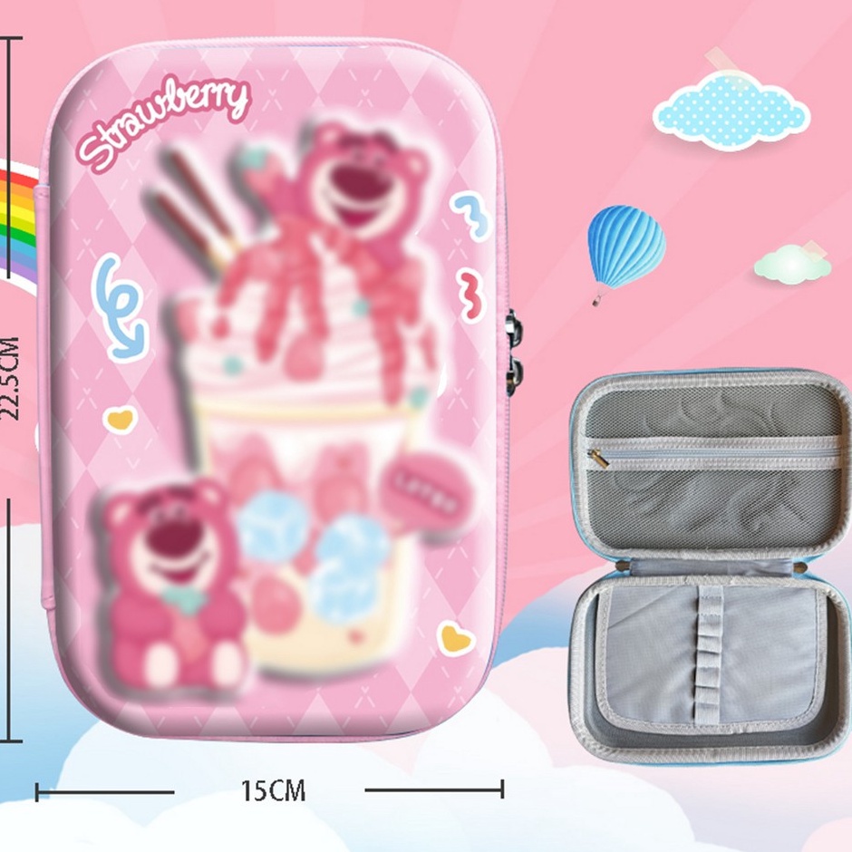 

KODE J1N Kotak Pensil 3D Karakter Kartun Lucu Tempat Pensil Anak Sekolah Kotak Pensil Besar Pencil Case Cartoon Tempat Pinsil Kotak Besar Alat Tulis Import stockami A82