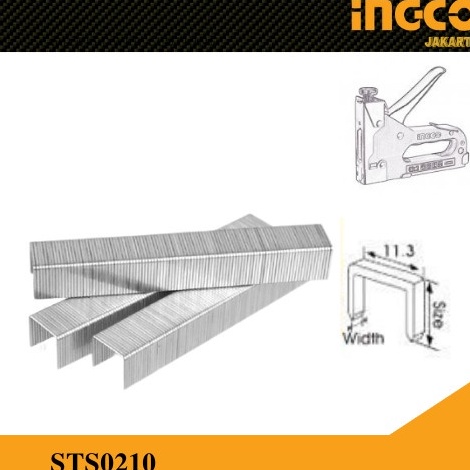 

Model Trending Refill Isi Steples 1mm Stapler HSG145 Staples Tembak INGCO STS21