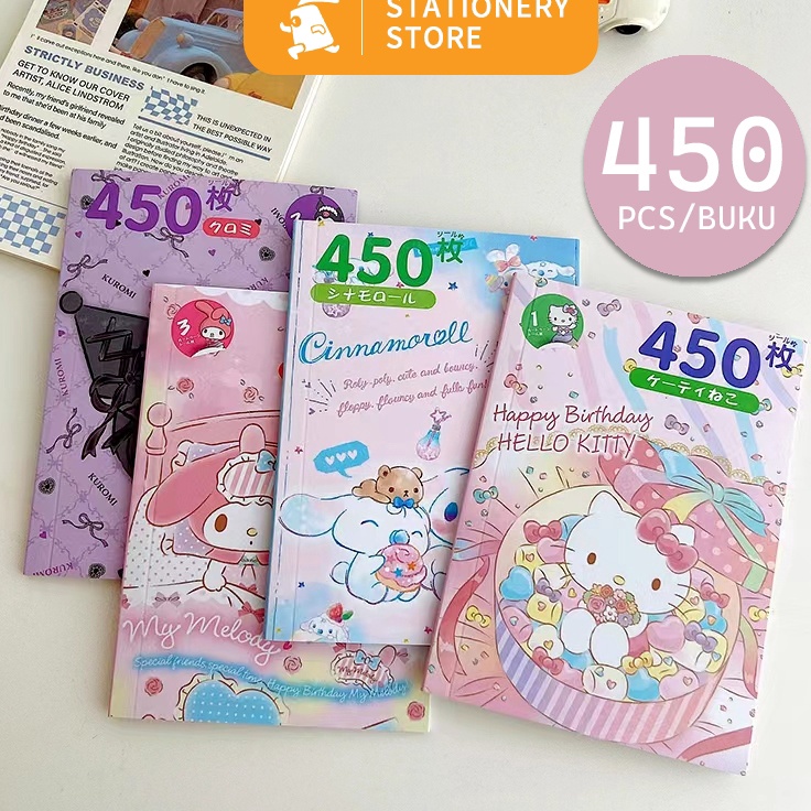 

Ready Khusus Stiker Lucu Sanrio 45 pcsStiker Motif Kartun Korea Lucu Anti AirDekorasi Handbook Scrapbook DIYStiker kartun tahan airRabbit Stationery