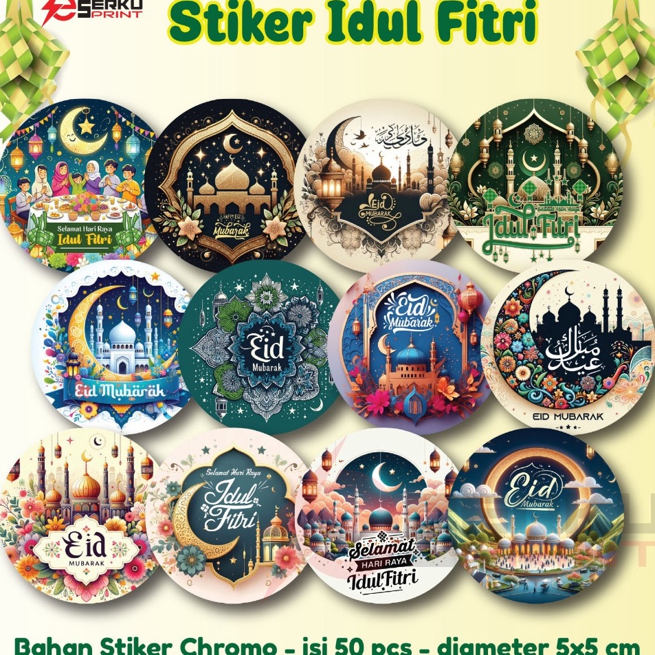 

Kualitas Terjamin 1 Pack isi 5 pcs STIKER EDISI IDUL FITRI STIKER HAMPERS STIKER BULAT IDUL FITRI Model Terbaru