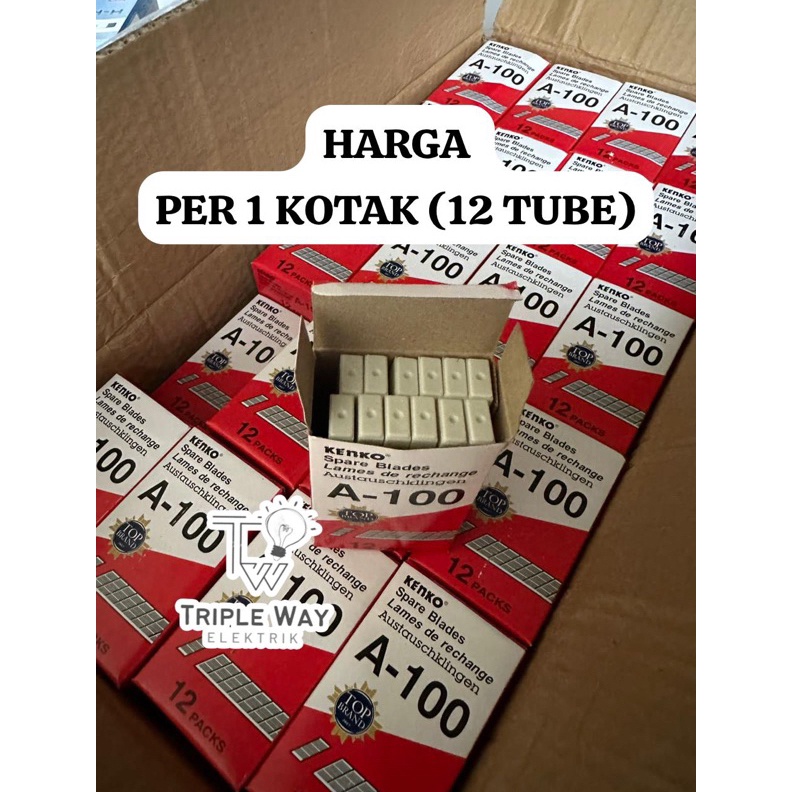 

KODE F23W REFILL cutter KECIL A1 Kenko harga 1 kotak 12tube