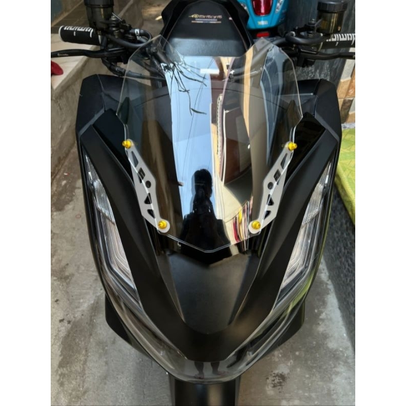 Visor PCX - Visor PCX 160 - Visor PCX 160 model Thailand X3 3mm - Visor PCX 160 Thailand Bracket - V