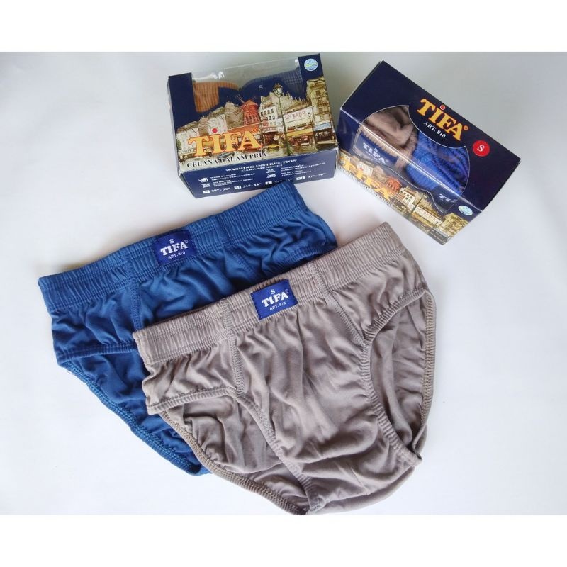 TIFA Celana Dalam pria - CD TIFA 840 - bahan katun SIZE M L XL murah nyaman classic - THEBIG3SPREI