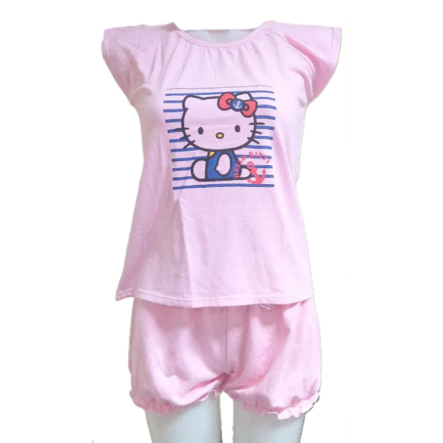 baju tidur cotton wacoal sanrio hello kitty