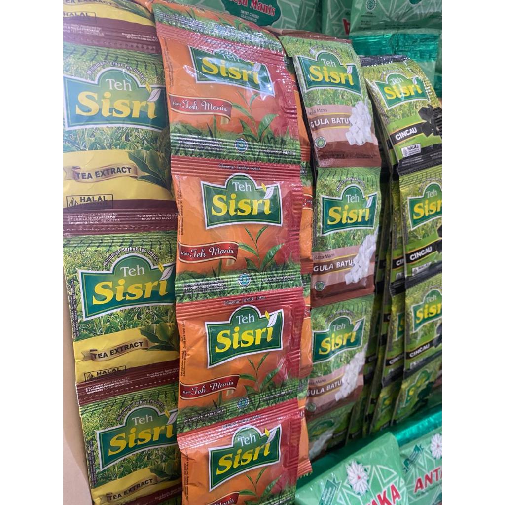 

TEH SISRI RENCENG ISI 10 SACHET GULA BATU / CINCAU / TEA EXTRACT / TEH MANIS