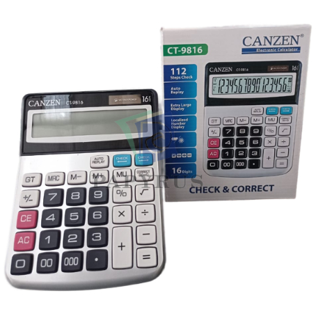 

CALCULATOR / KALKULATOR / CALCULATOR 16 DIGIT / CALCULATOR CANZEN CT9816