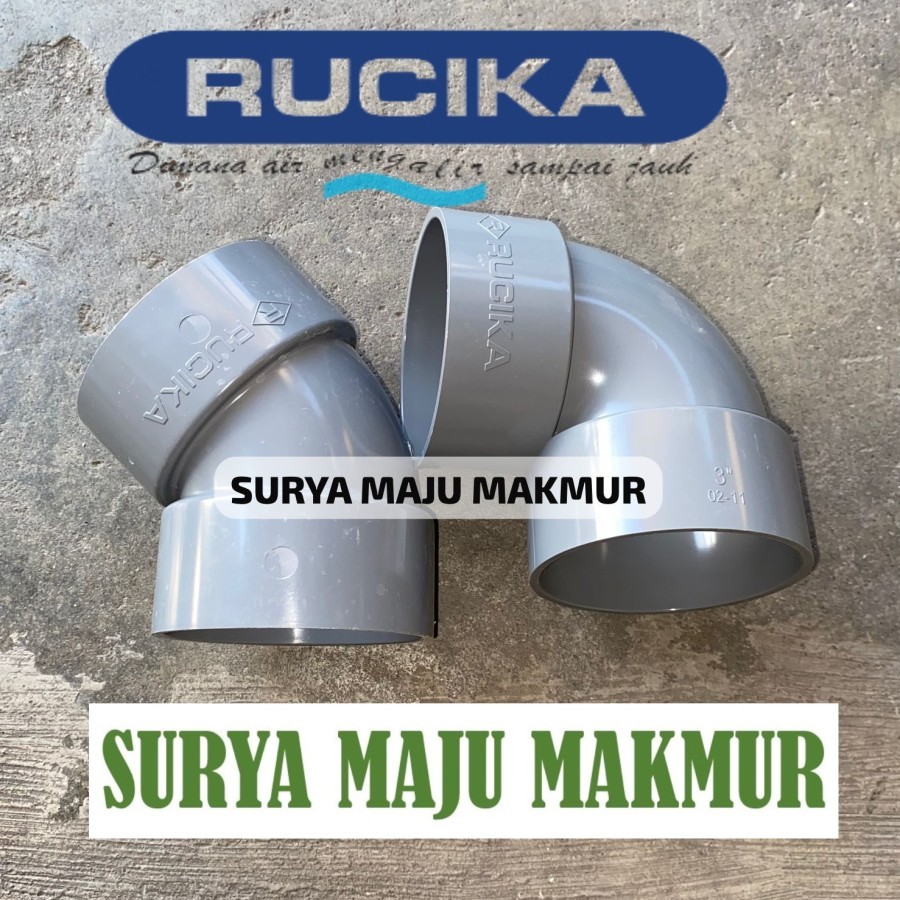 KENI RUCIKA 3 INCH DV KENI 3" DV 45 DERAJAT KENI 3" DV 90 DERAJAT ELBOW RUCIKA 3 INCH DV ELBOW 3 INC