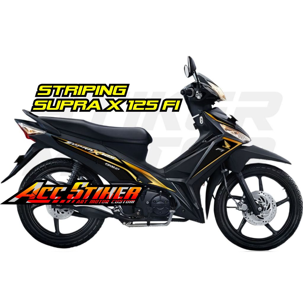 STRIPING SUPRA X 125 FI/HONDA WAVE 125 FI/SUPRA X125 NEW/STIKER HONDA WAVE/SUPRA X 125 FI BARU