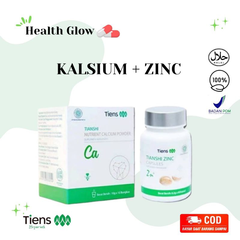 Health Glow Calsium Peninggi Badan, Susu Tiens, Susu Tulang, Susu Kalsium Tiens