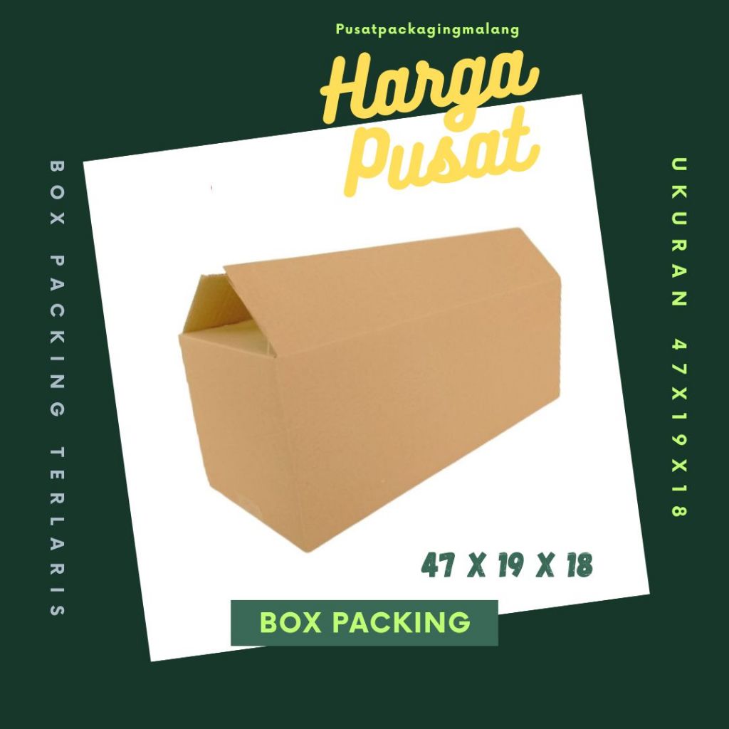 

Box Packing 47x19x18 Kardus A1 Karton Dus Kotak Kemasan Sparepart Jamu Madu Assesoris