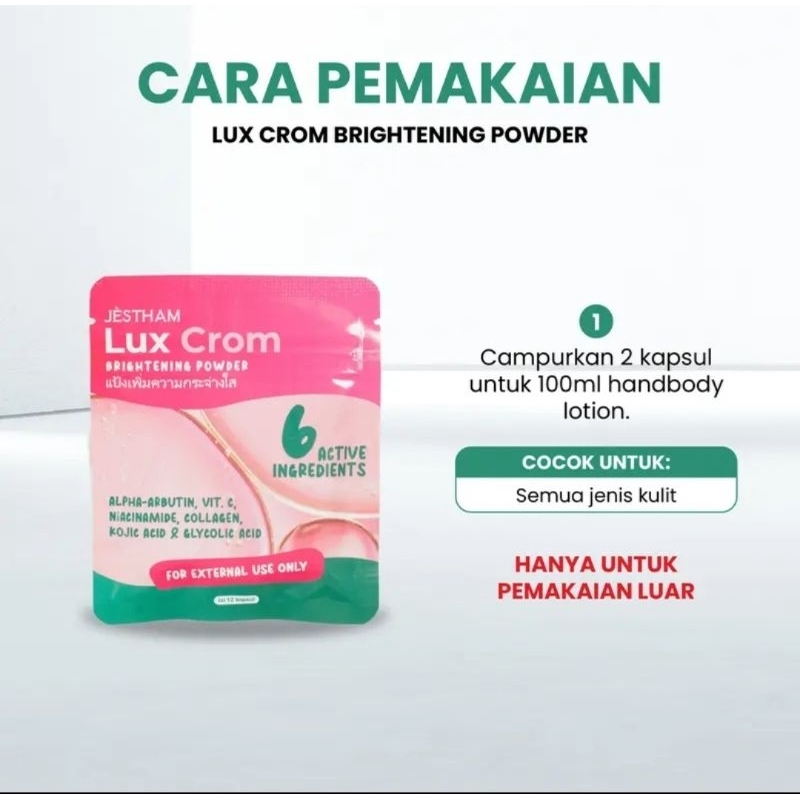 JESTHAM Lux Crom Brightening Powder (Jestham)