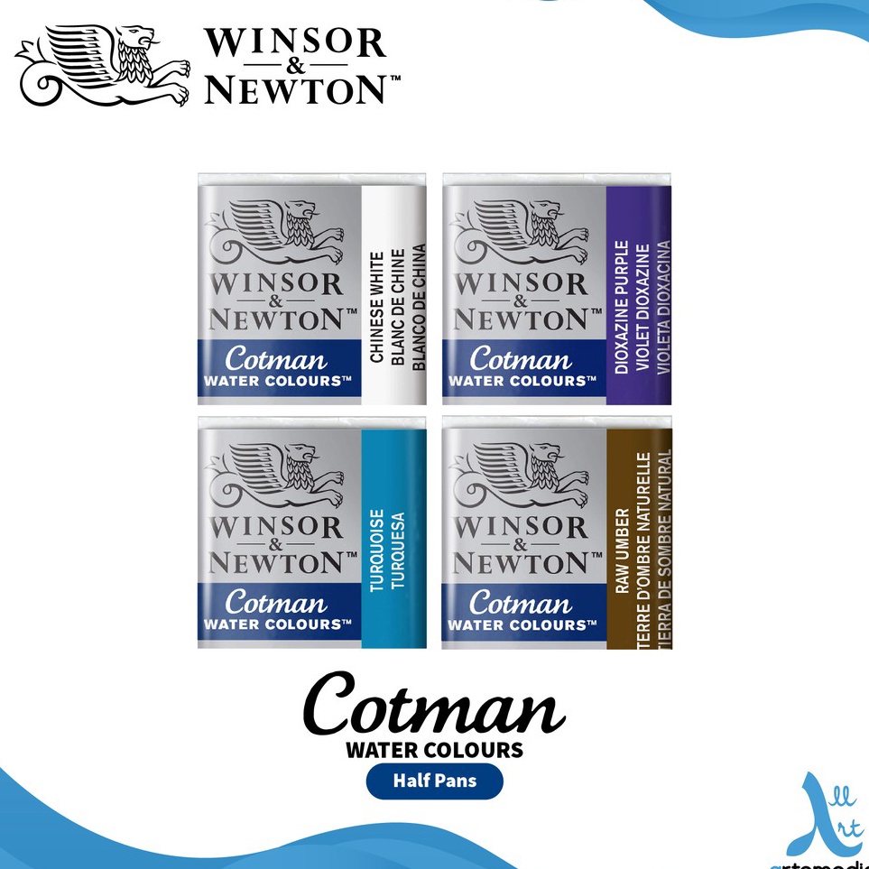 

KODE H4Z8 Winsor Newton Cotman Half Pan Watercolor