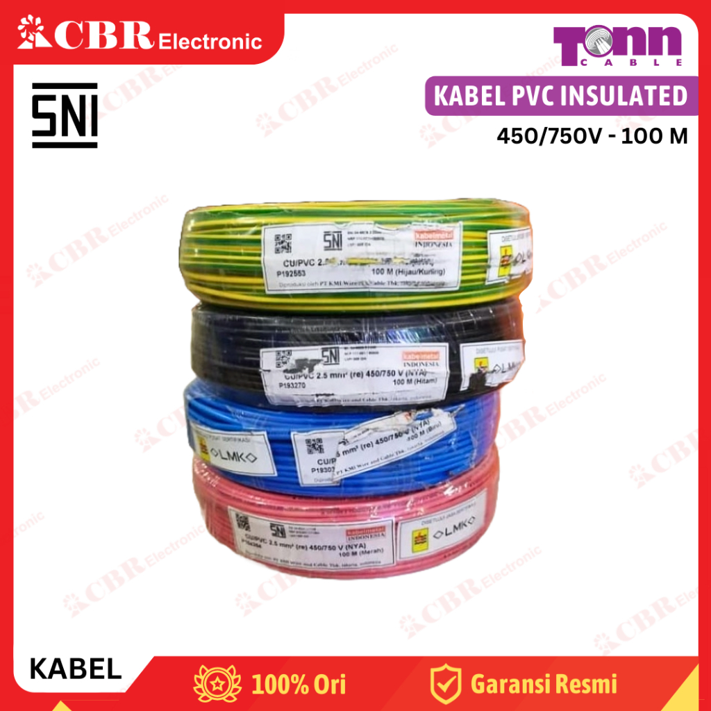 Kabel TONN 100 Meter - Kabel Listrik Kawat SNI