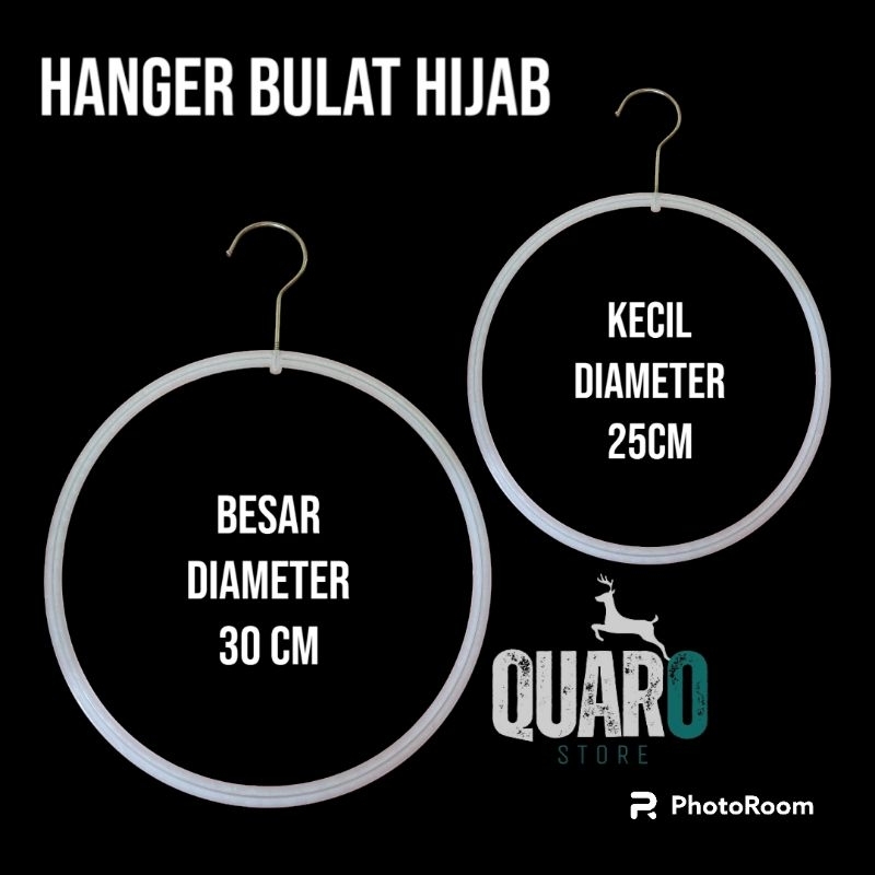 Hanger hijab bulat
