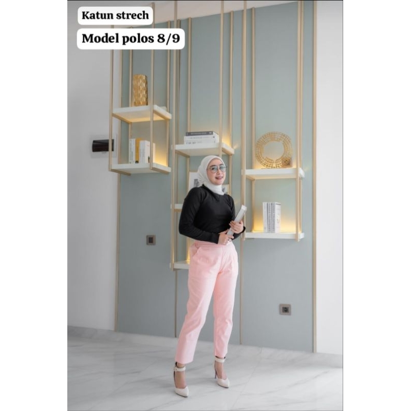 Celana Fauzira katun 8/9 | celana fauzira katun strect | celana kerja