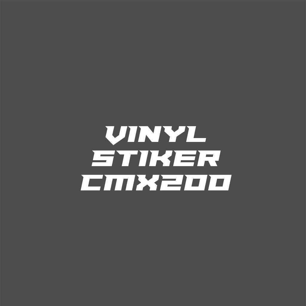 

Stiker Label CMX 200 Ukuran Tanggung