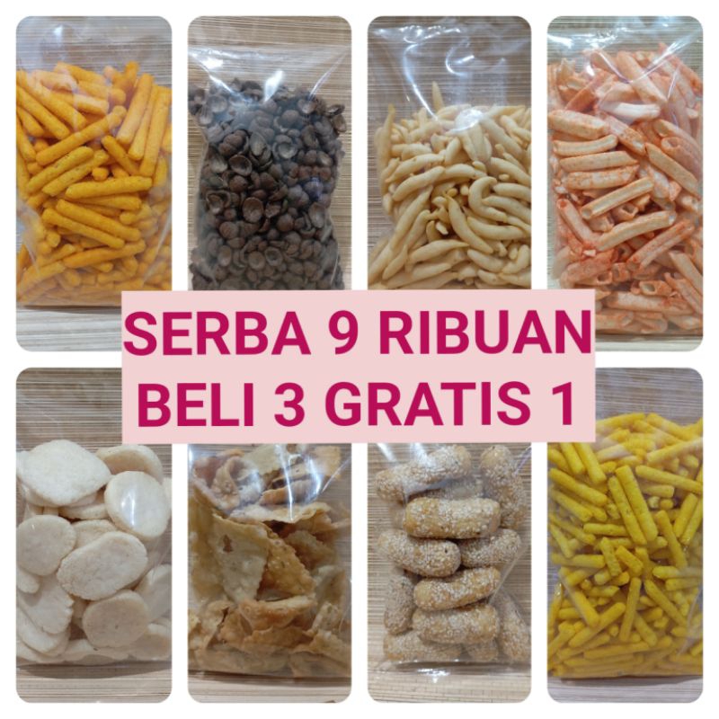 

SNACK SERBA 9 RIBUAN BELI 3 GRATIS 1