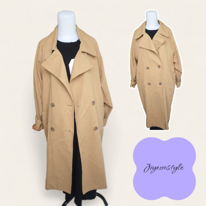 Prelove jaket long coat jumbo bigsize