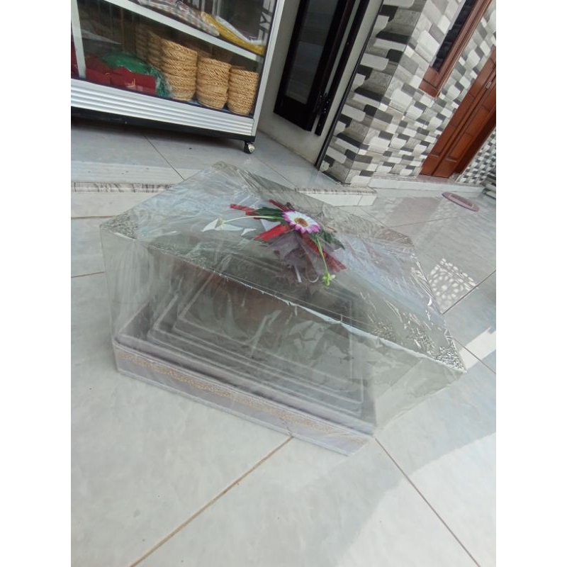 

kotak Hantaran/ seserahan mika 3 set