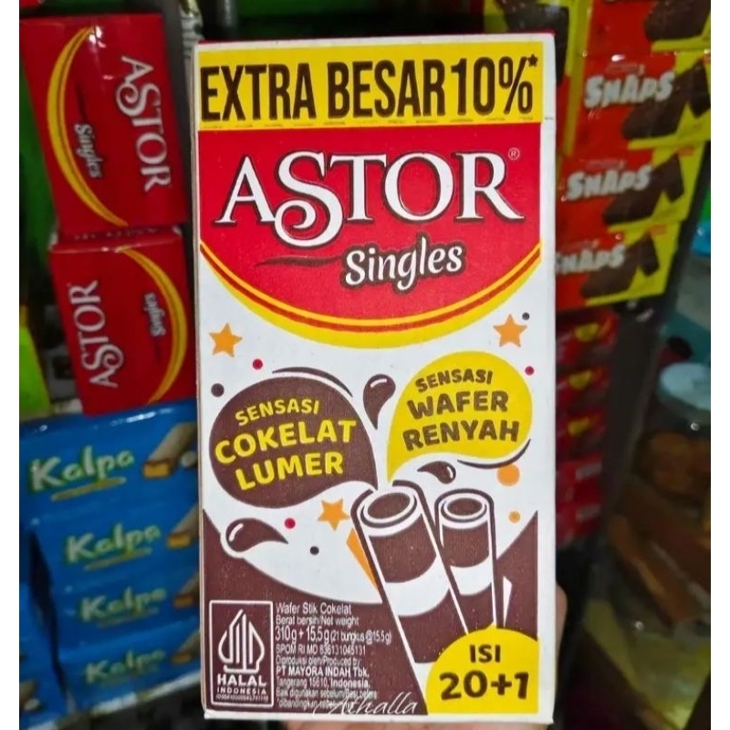 

Astor Singles Box isi 20+1Bungkus